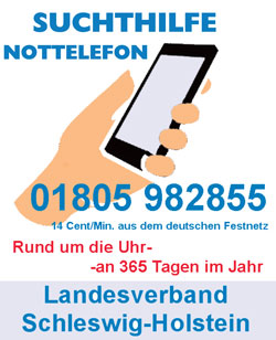 Nottelefon Sucht +49–1805–982855